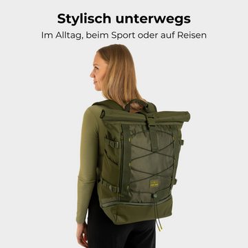 Johnny Urban Cityrucksack Allen Large Move, Rolltop Damen Herren (1-tlg), Wandern, Trekking, Outdoor, Wasserabweisend