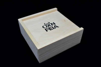 OXNFEIA® Aufbewahrungsbox »OXNFEIA® Holz(B)OX (Innenmaß: 125 x 125 x 43 mm)«