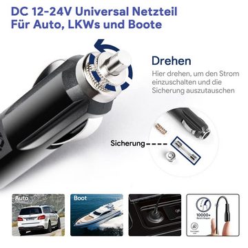 HKY 12V 5A 4A 3A 2A 1A Universal Auto Netzteil Adapter Stromversorgung KFZ-Netzteil (TouchSystems Monitore Fernseher DVD TV Verstärker Kamerasystem)