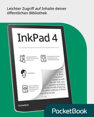 PocketBook InkPad 4 E-Book (7,8", 32 GB)
