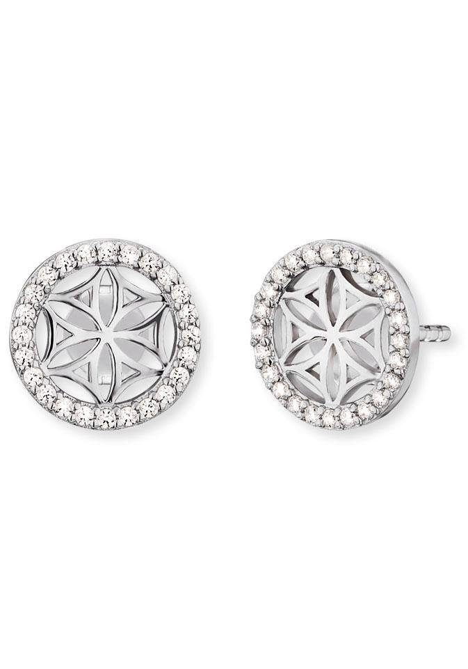 Engelsrufer Paar Ohrstecker LEBENSBLUME, mit Zirkonia (synth) günstig online kaufen