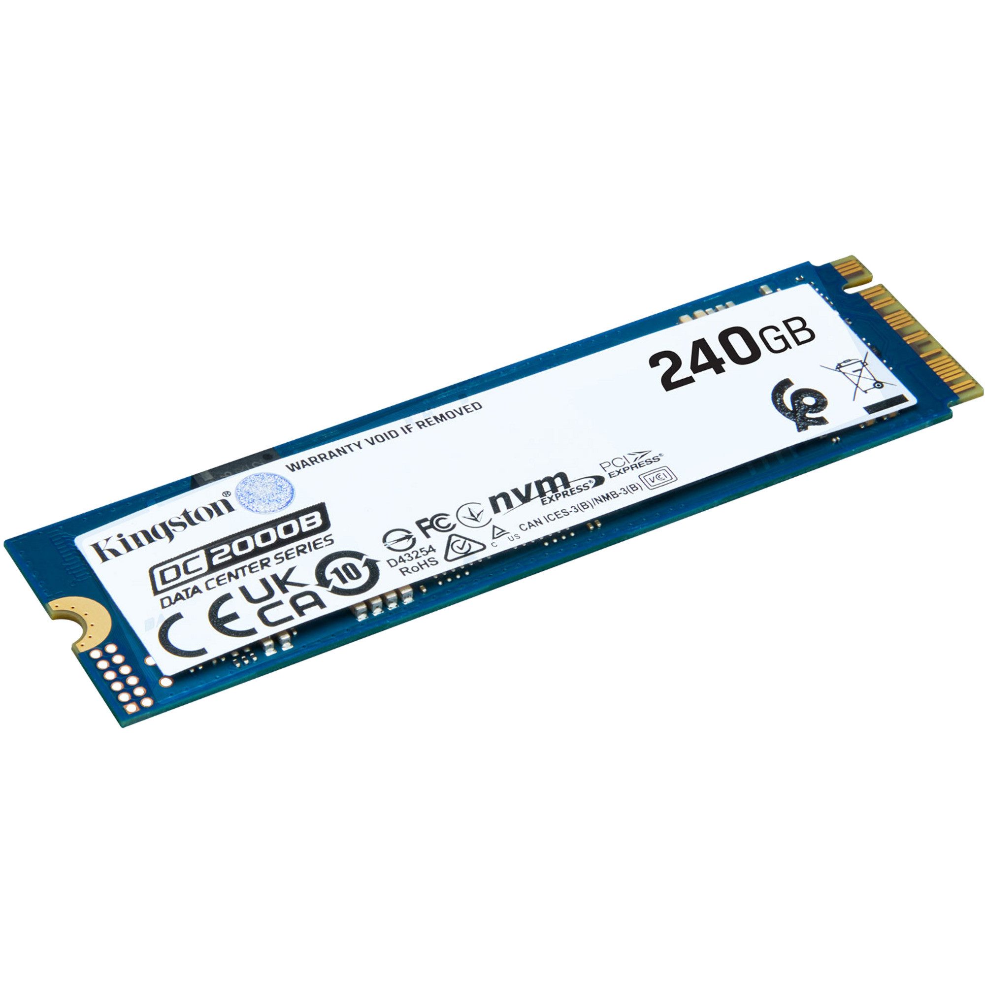 Kingston Kingston DC2000B 240 GB, SSD, (PCIe 4.0 x4, NVMe, interne HDD-Festplatte (240 GB) Steckkarte"