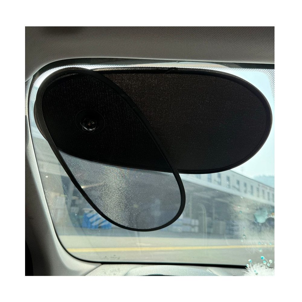 Diwzbyn Autosonnenschutz 2x Sonnenschutz Autofenster Sonnenstrahlenblocker, Reduziert Blendung von dem Seiten und Frontfenster