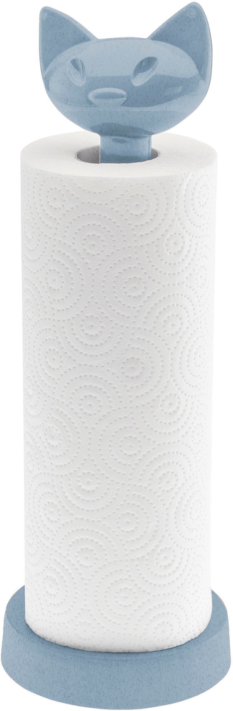 KOZIOL Küchenrollenhalter MIAOU, (1-St), in Deutschland produziert