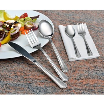 GRÄWE Besteck-Set GRÄWE Besteckkasten 204-teilig für 40 Personen, Serie Berlin, Edelstahl 18/0