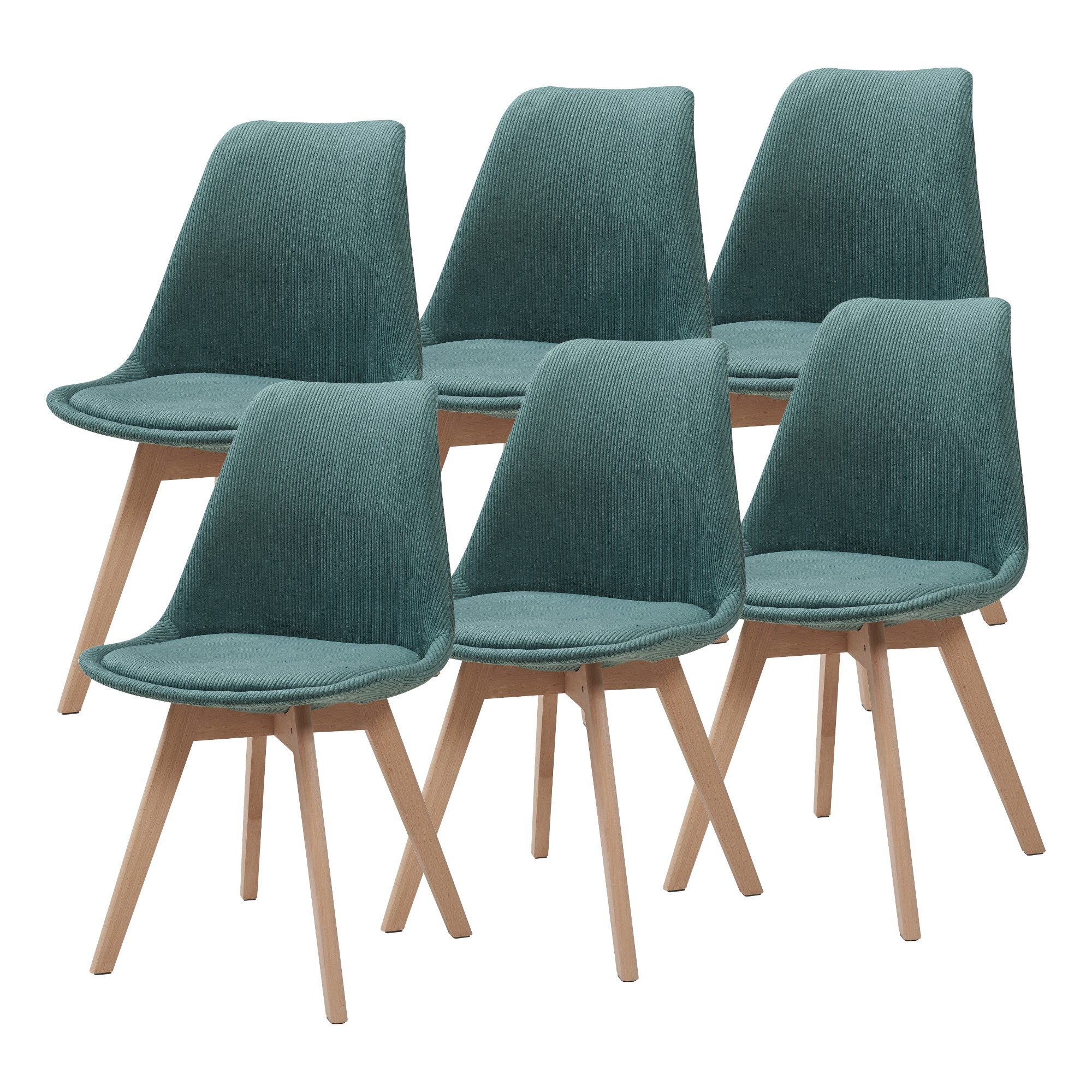 en.casa Esszimmerstuhl (Set, 6 St), »Fläten« günstig online kaufen