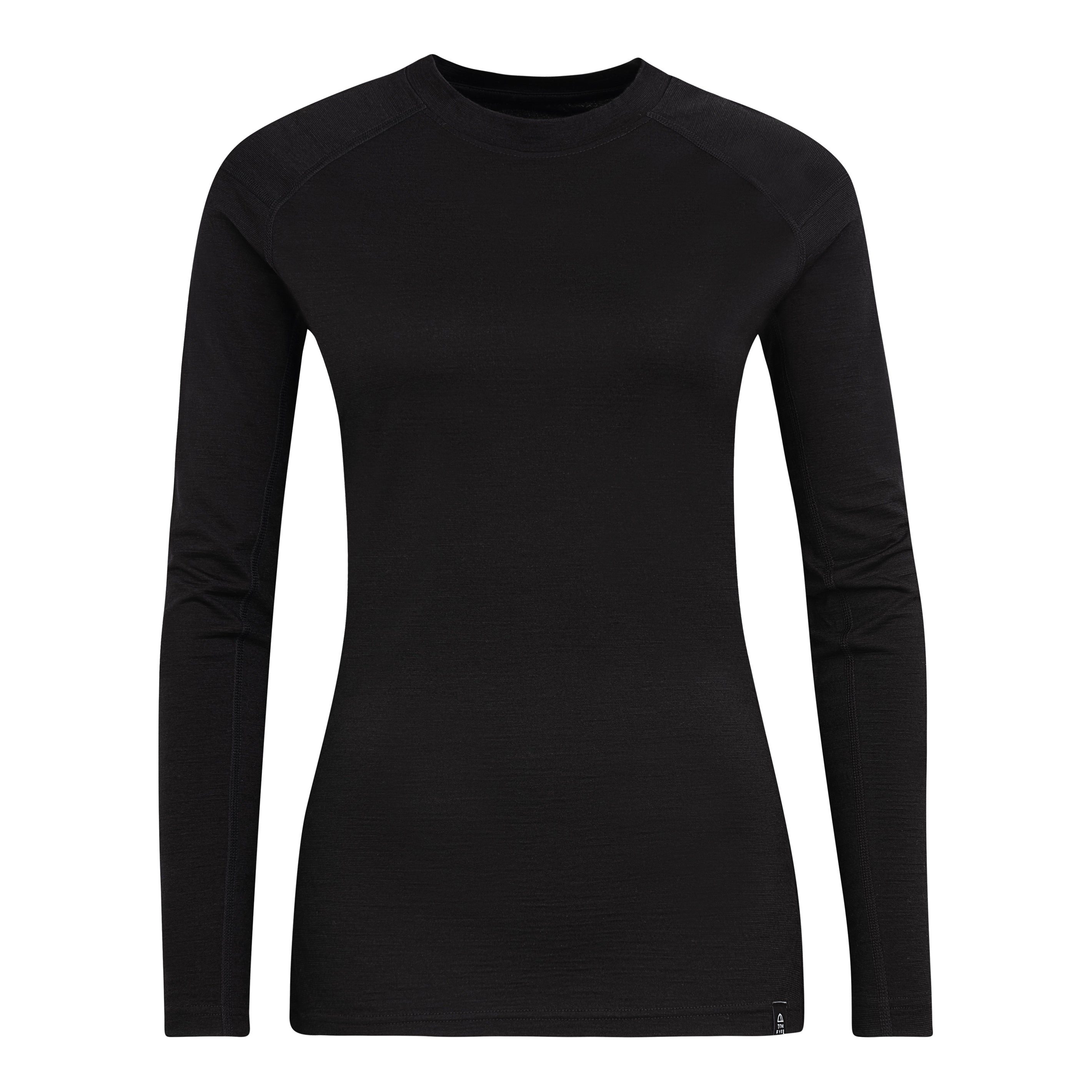 Tom Fyfe Thermounterhemd TOM FYFE Merino Activewear Langarm Damen Schwarz / S