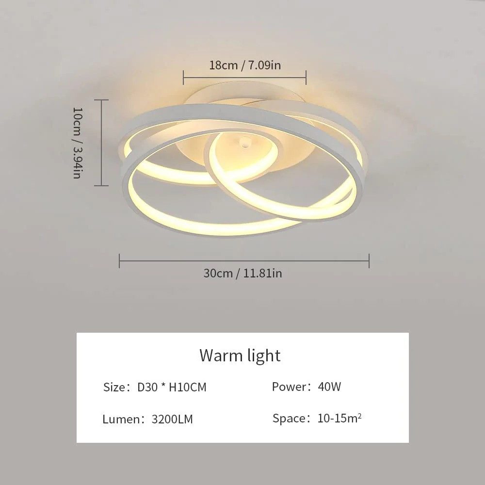 Goeco LED Deckenleuchte Moderne Deckenlampe, 40W günstig online kaufen