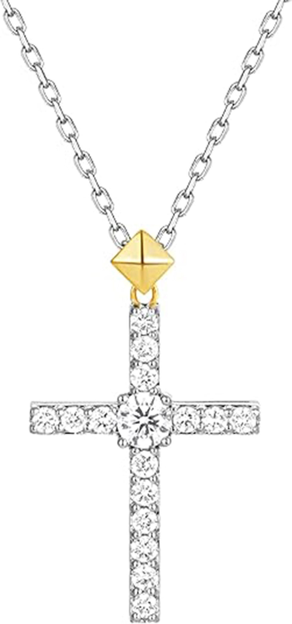 Jumpeak Kette mit Anhänger Halskette,Halsketten für Männer und Frauen,halskette gold damen, erstkommunion geschenk mädchen,geschenk zur firmung mädchen