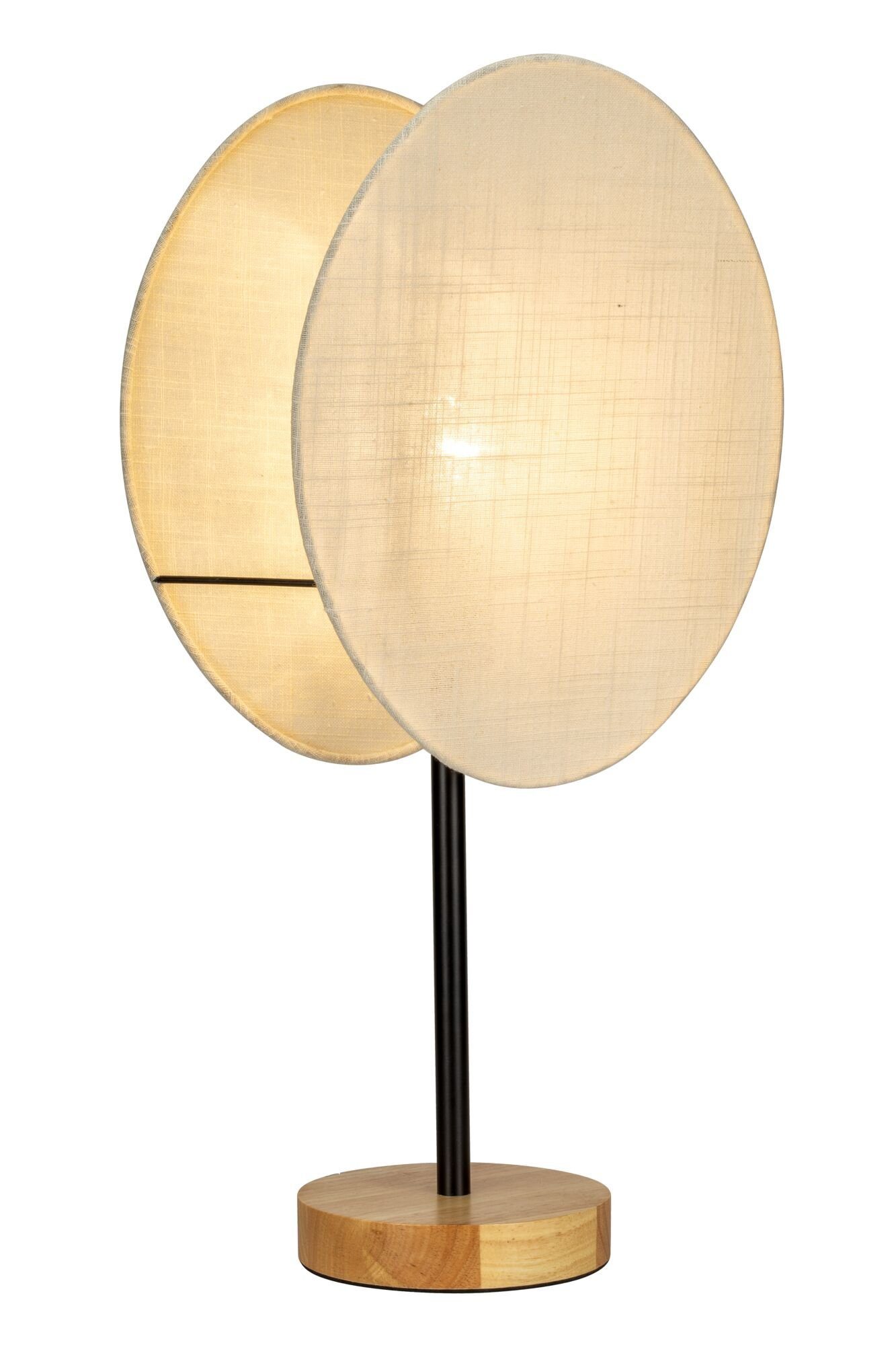 Pauleen Tischleuchte Boho Darling max20W Beige 230V Metall/Holz/Stoff, ohne Leuchtmittel, E27