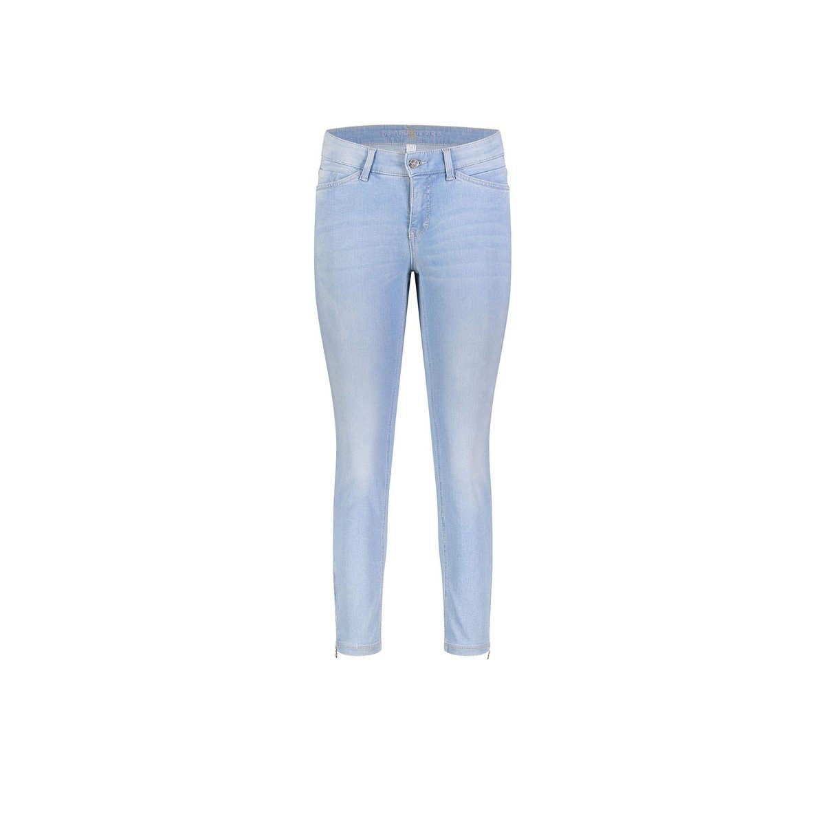 MAC 5-Pocket-Jeans regular (1-tlg) blau