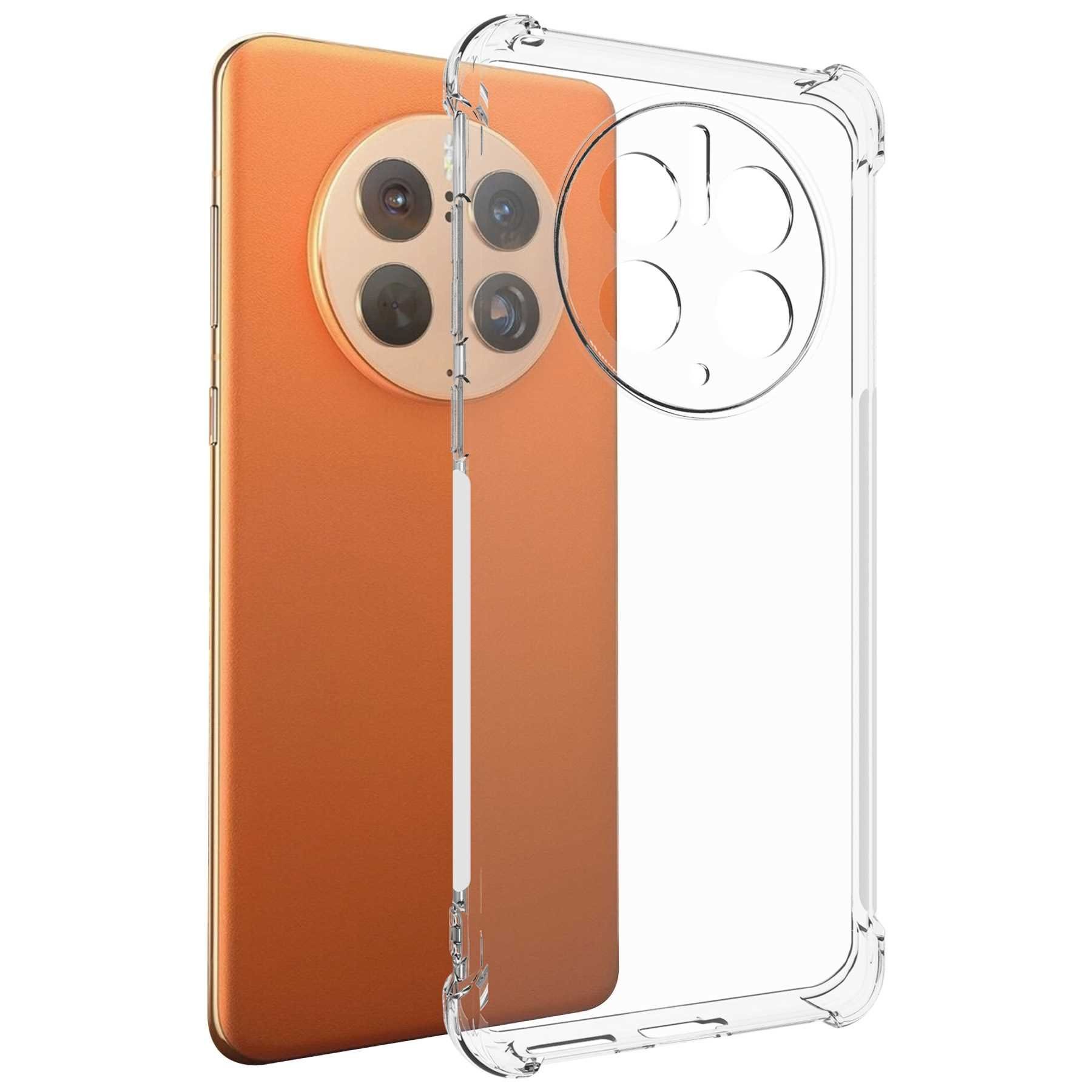 mtb more energy Smartphone-Hülle Clear Armor Case für Huawei Mate 50 Pro (DCO-AL00,LX9), Transparente TPU Schutzhülle Case Backcover mit Anti-Shock Verstärkung