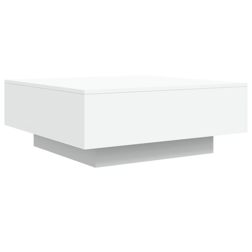 Couchtisch Couchtisch Weiß 80x80x31 cm Spanplatte Beistelltisch