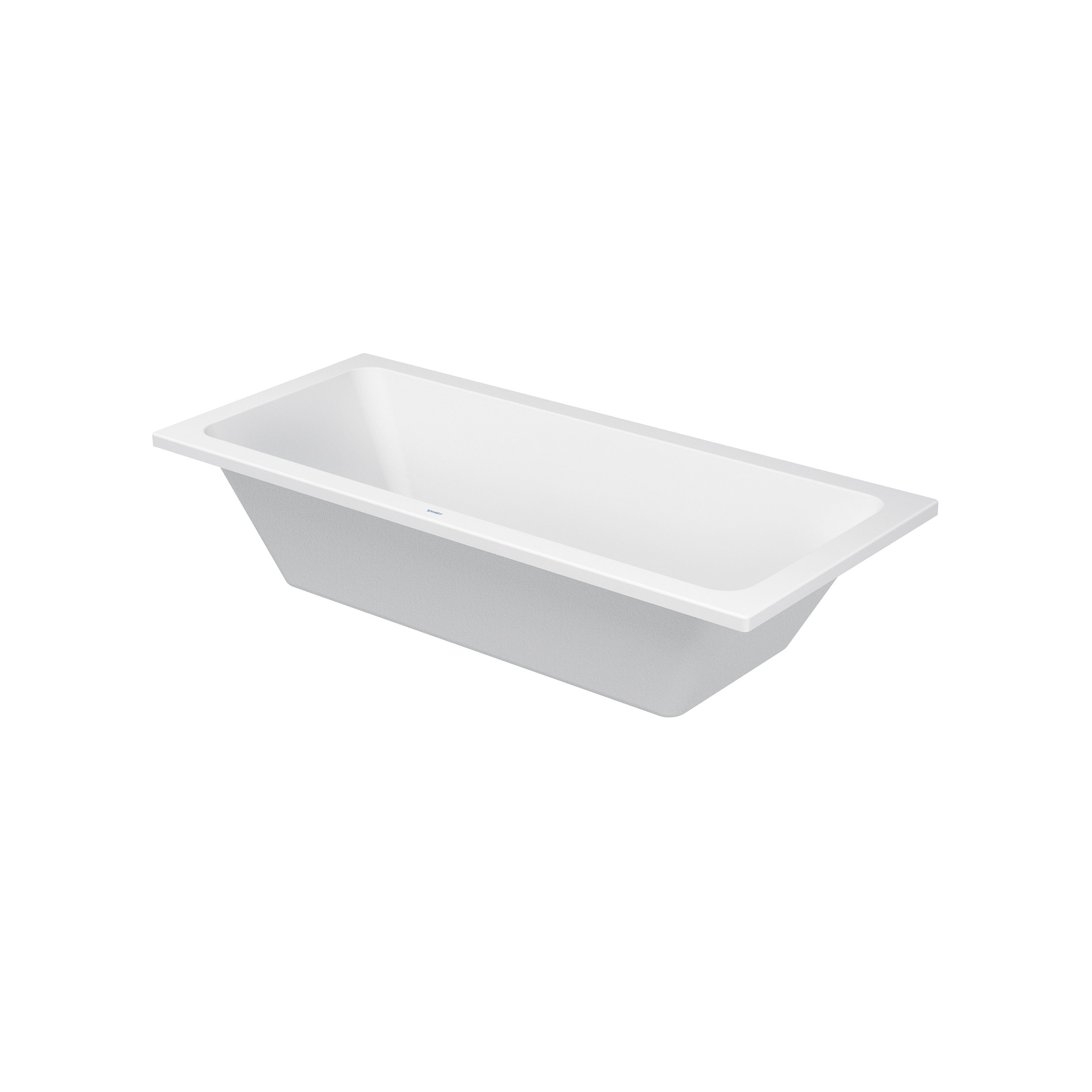 Duravit Badewanne D-Code 1800 x 800 mm Weiß mit 2 Rückenschrägen