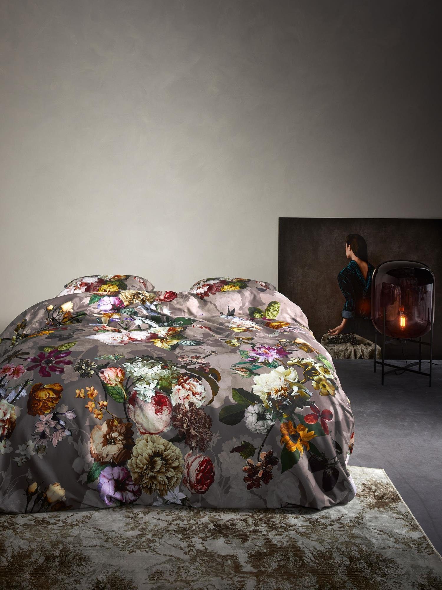 Essenza Bettwäsche Fleur, Satin, 2 teilig, mit floralem Muster günstig online kaufen