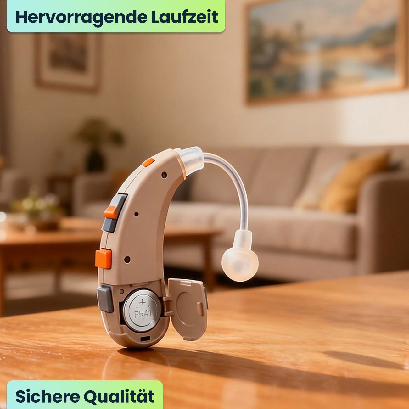 shop'n smile ideoon Hörgeräte-Batterien 312 Braun 1,4V 180mAh Knopfzellen 6/12/24 St. Knopfzelle, 1,45V Knopfzellen, 180 mAh, braune Kennzeichnung, Ø7,9 × H3,6 mm
