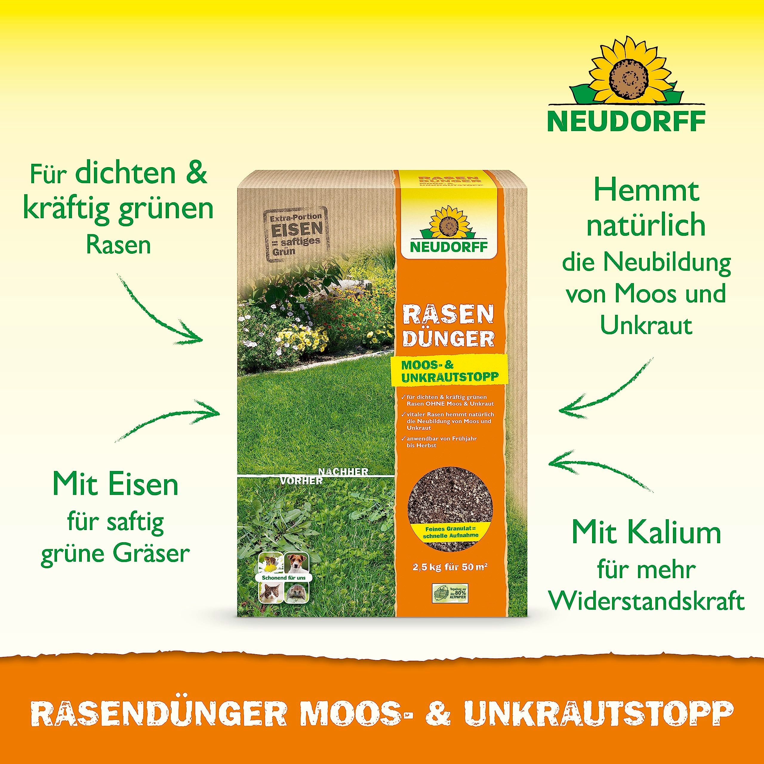Neudorff Rasendünger RasenDünger Moos- & UnkrautStopp günstig online kaufen