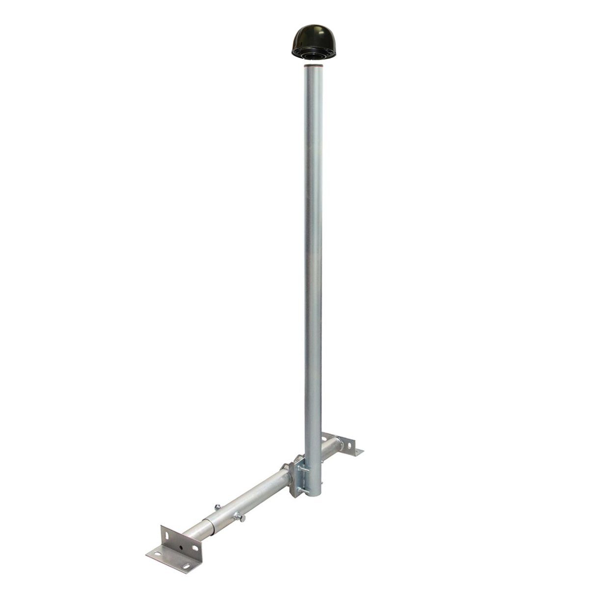 SAT-Halterung Teleskop Dachsparrenhalter 120cm Mast feuerverzinktes Stahl