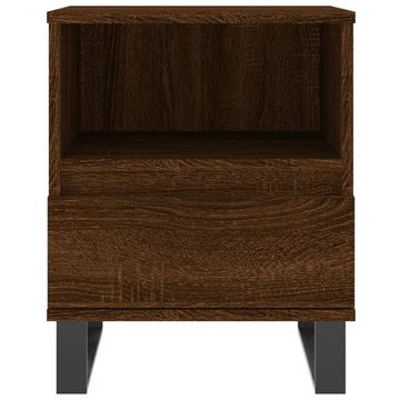 vidaXL Nachttisch Nachttisch Braun Eichen-Optik 40x35x50 cm Holzwerkstoff