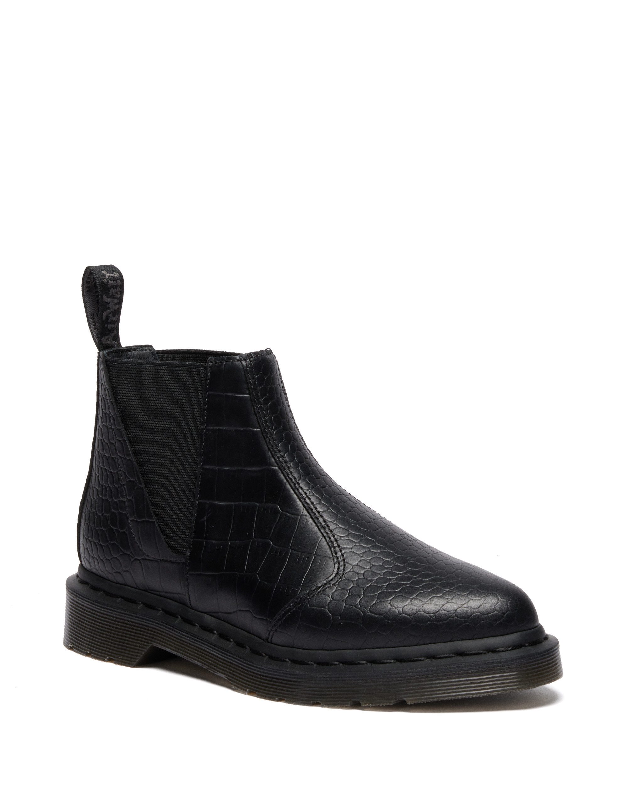 DR. MARTENS Bianca II Tapered Croc Emboss Ankleboots