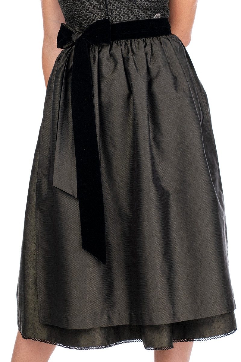MarJo Dirndl Midi Dirndl 2tlg. - ELSENDORF - waldgrün/schwarz – Bild 4 von 5
