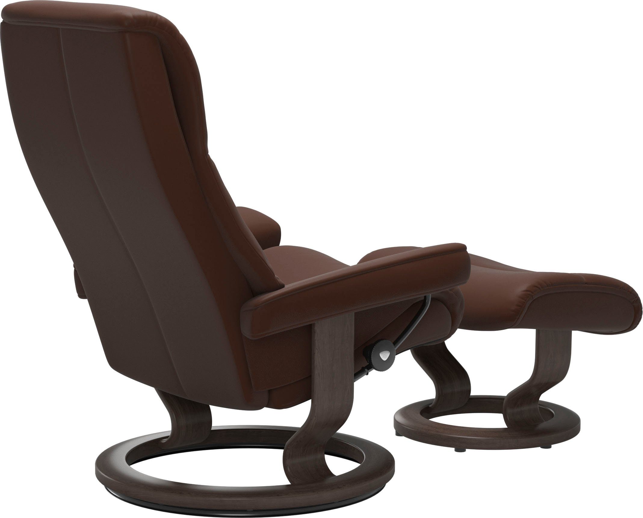 mit mit M,Gestell Wenge View (Set, Base, Stressless® Classic Hocker), Größe Relaxsessel Relaxsessel