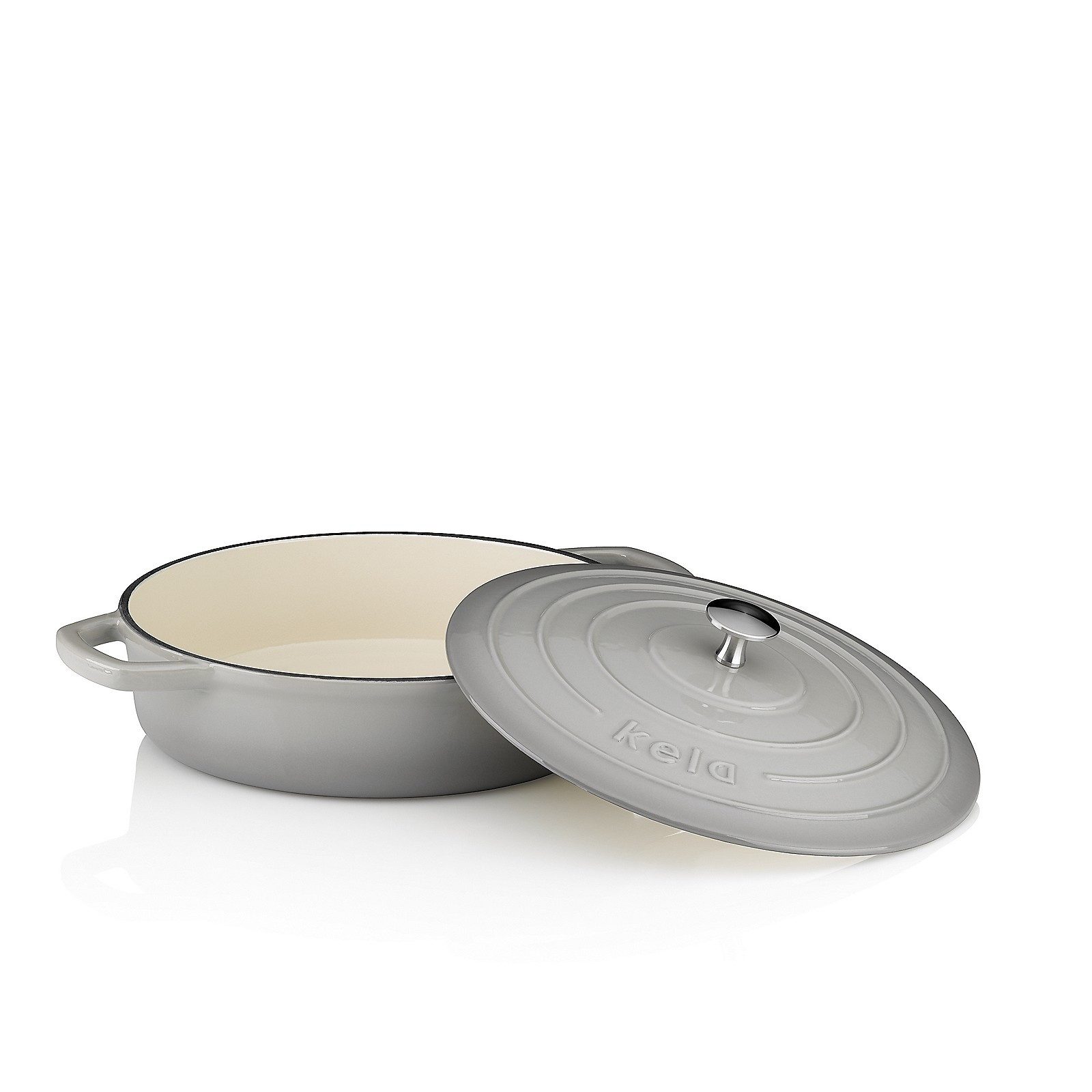 kela Bräter Calido, emailliert, gute Wärmespeicherung, Induktion, Allherdboden, bis 300°C