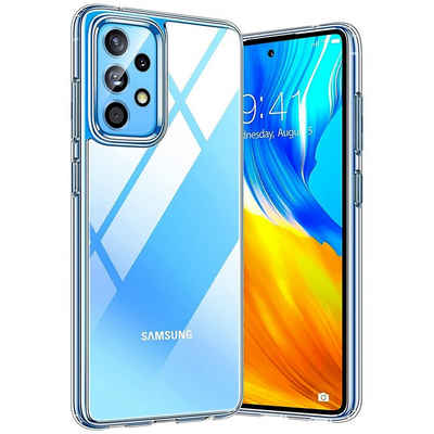 CoolGadget Handyhülle Transparent Ultra Slim Case für Samsung Galaxy A23 5G 6,6 Zoll, Silikon Hülle Dünne Schutzhülle für Samsung A23 5G Hülle