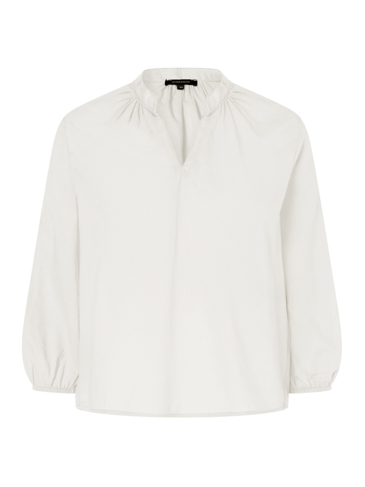 MORE&MORE Klassische Bluse Baumwollvoilebluse günstig online kaufen