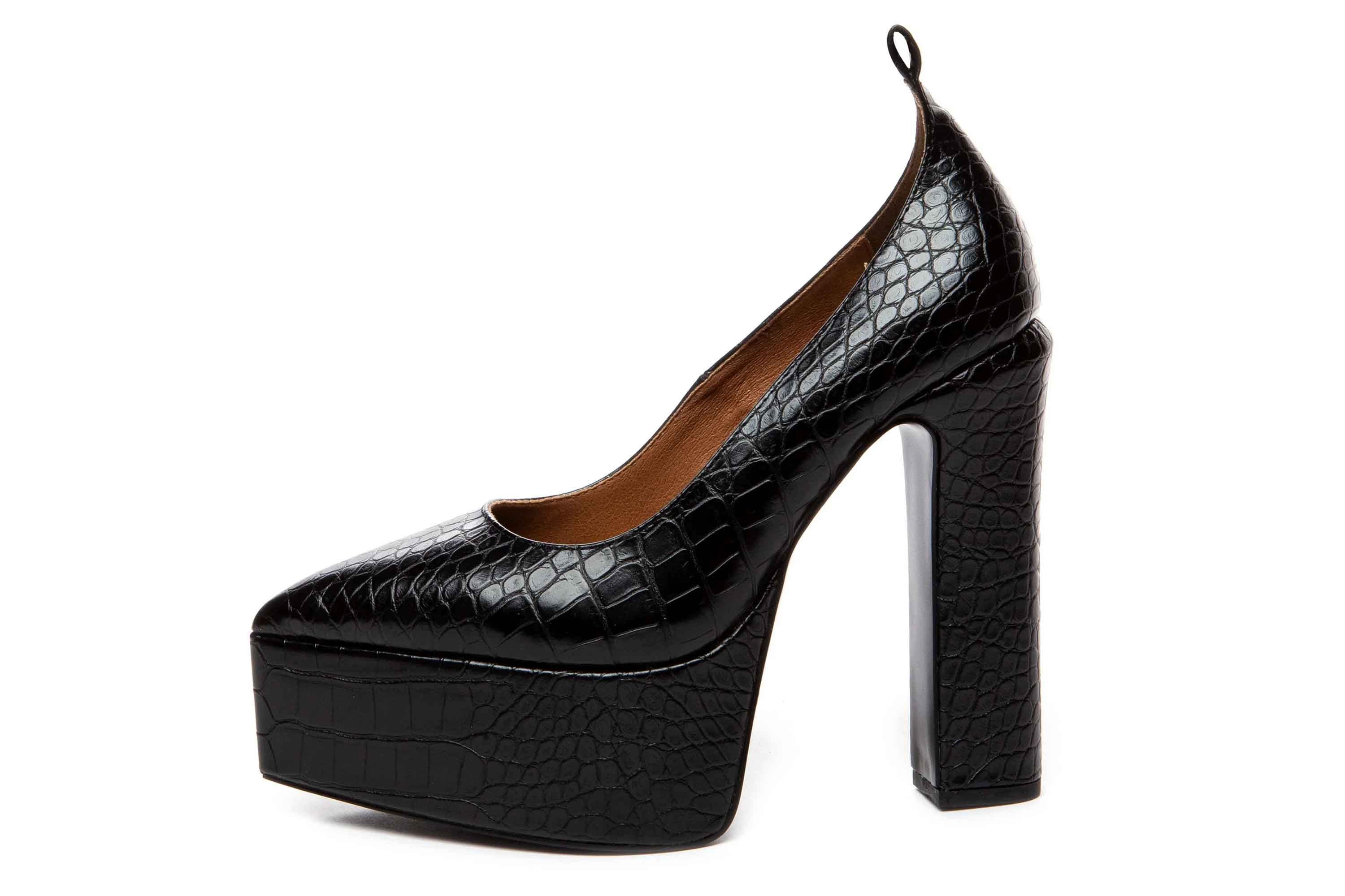 Giaro [D2C] STYLET BLACK CROCK Pumps