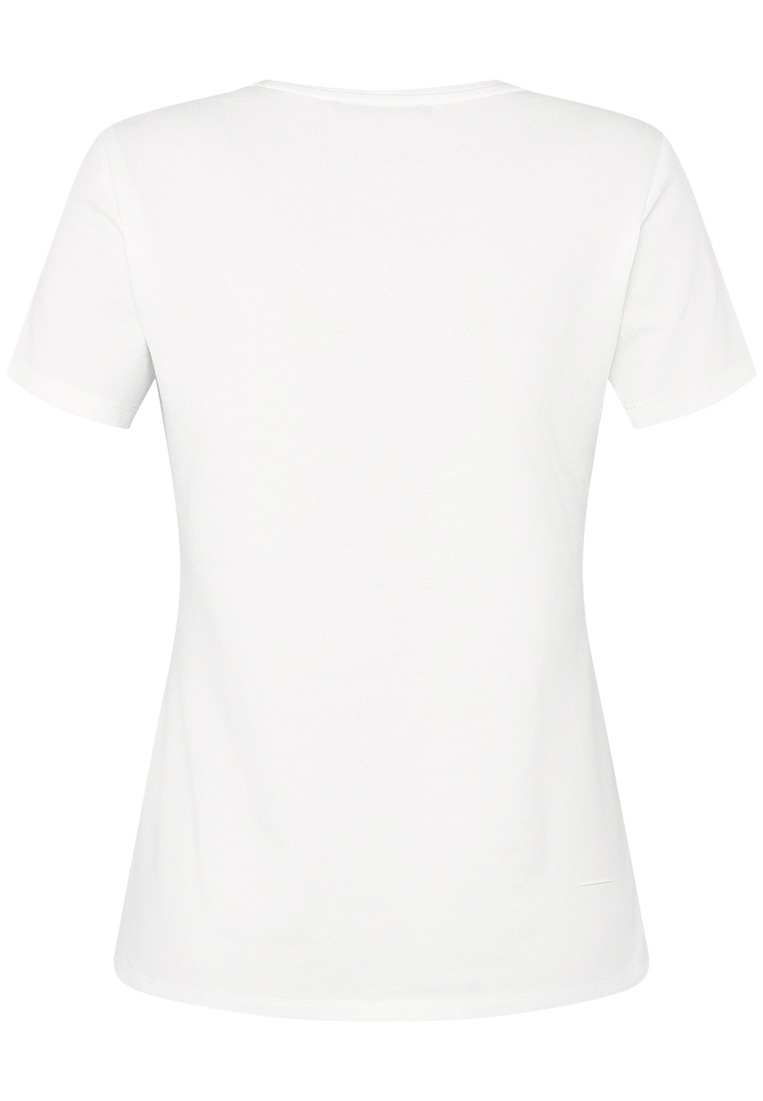 Zero Kurzarmshirt Damen mit Print (1-tlg) Glitzer