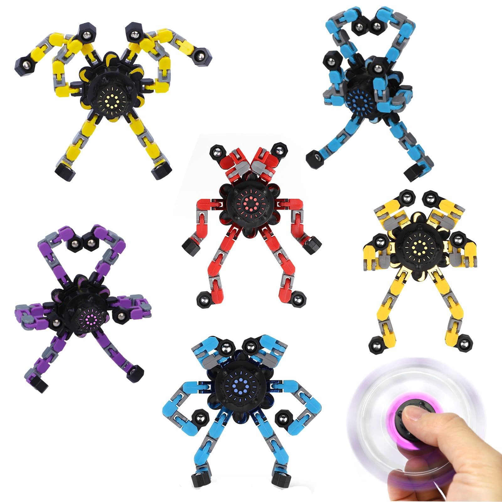 YI Lernspielzeug 8PCS Robot Fidget Spinner günstig online kaufen