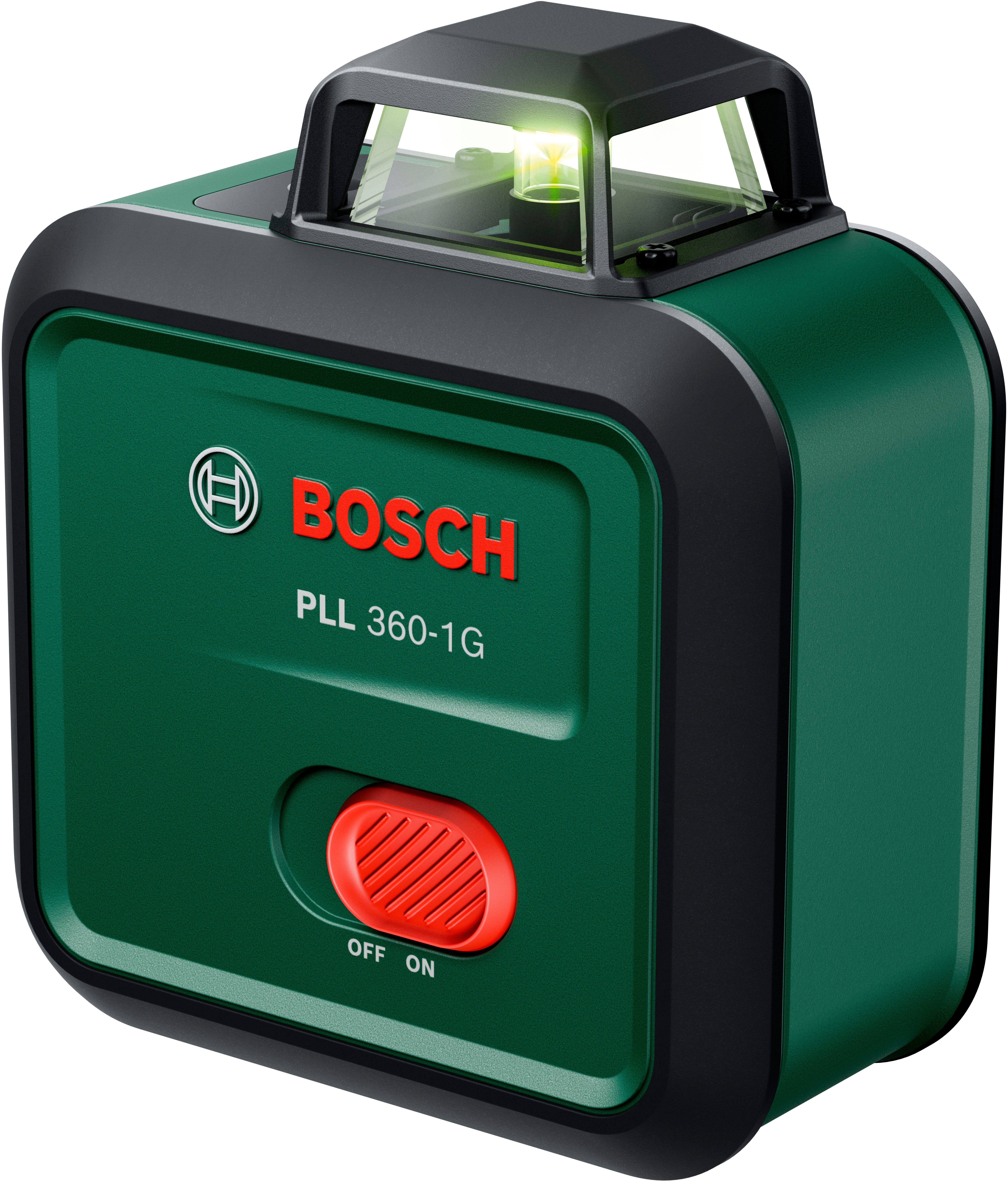 Bosch Home & Garden Linienlaser PLL 360-1G UNI, (Set), mit Stativ und eingebautem Akku