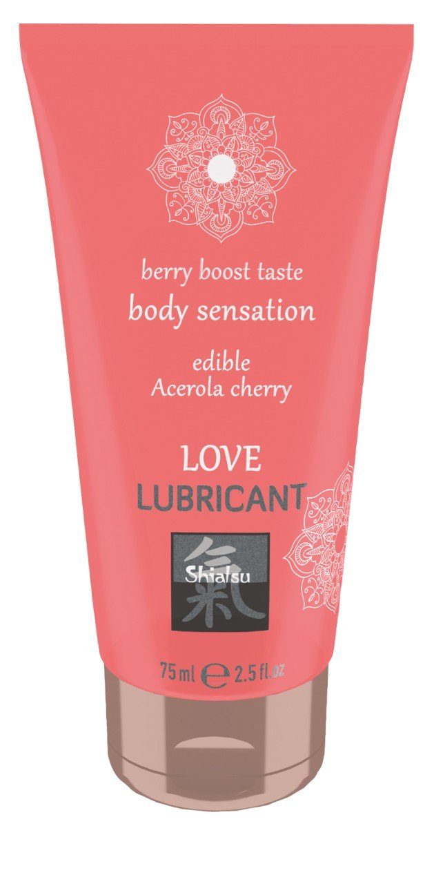 Shiatsu Gleitgel 75 ml - SHIATSU Edible Love lubricant Acerola Cherry 75ml | Gleitgele