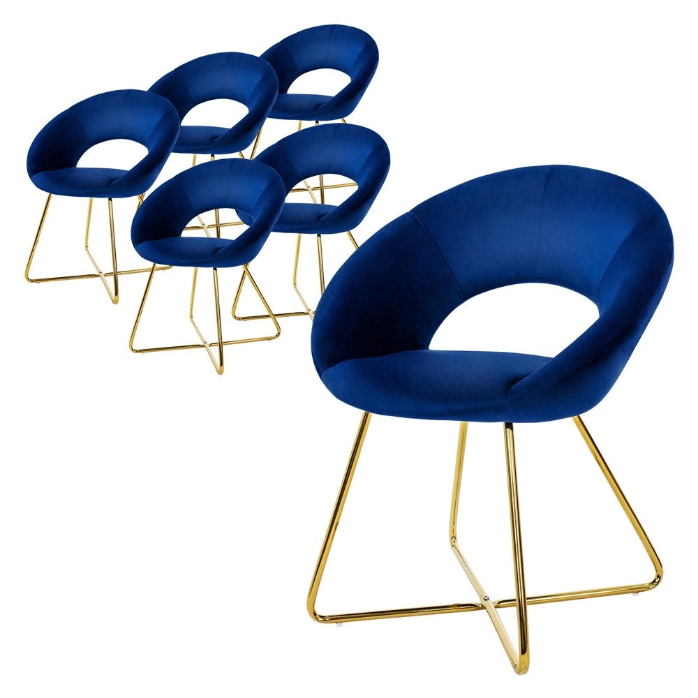 ML-DESIGN Stuhl Samtstuhl Esszimmerstuhl & Wohnzimmerstuhl günstig online kaufen