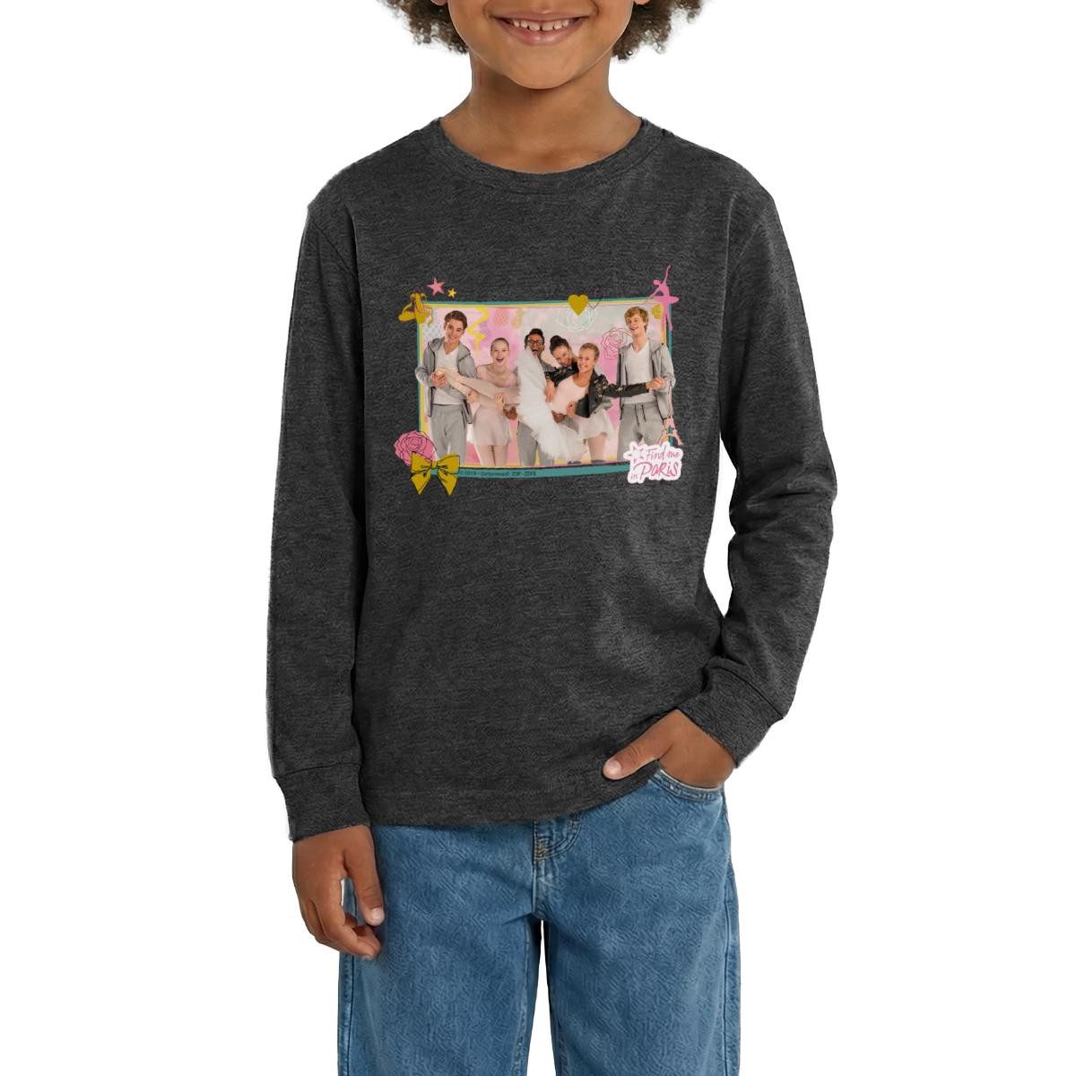 T-Shirt Find me in Paris Charaktere Teenager Premium Langarmshirt