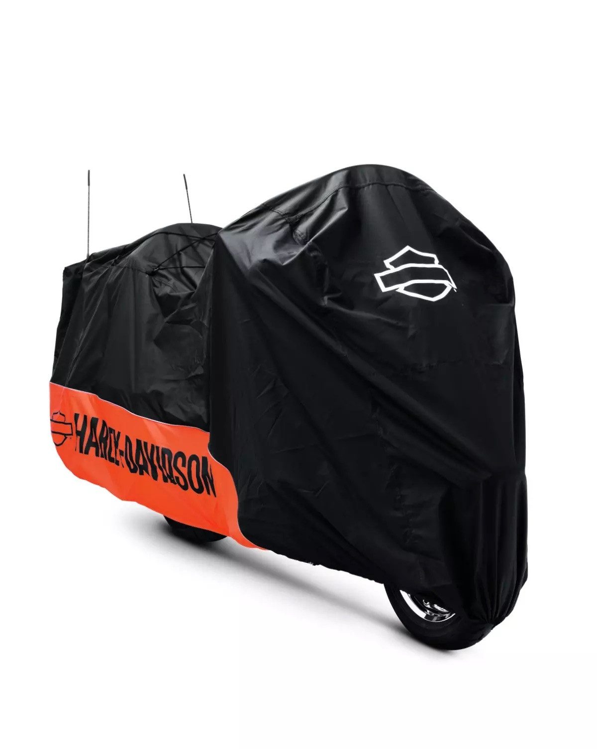 HARLEY-DAVIDSON Schutzplane Motorradplane Abdeckplane Schutzhaube Innen & Außen, Integrierten Tasche