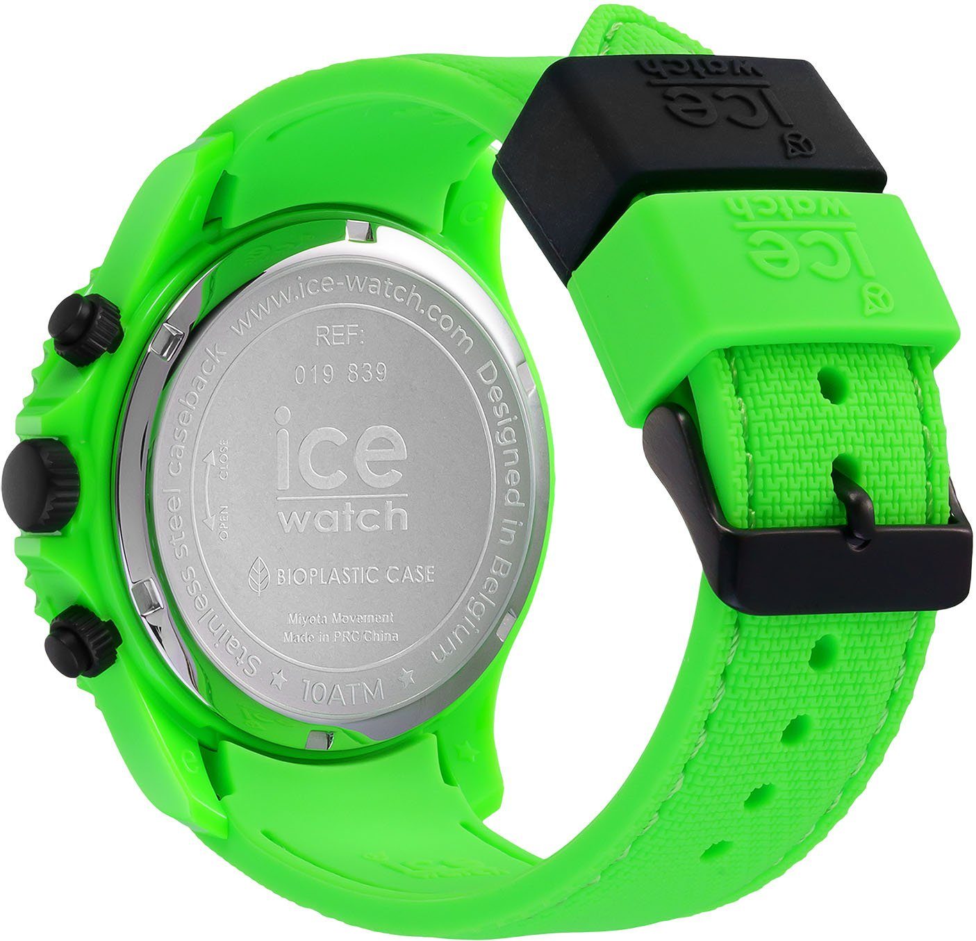green ICE - Large grün - - CH, 019839 chrono Neon ice-watch Chronograph