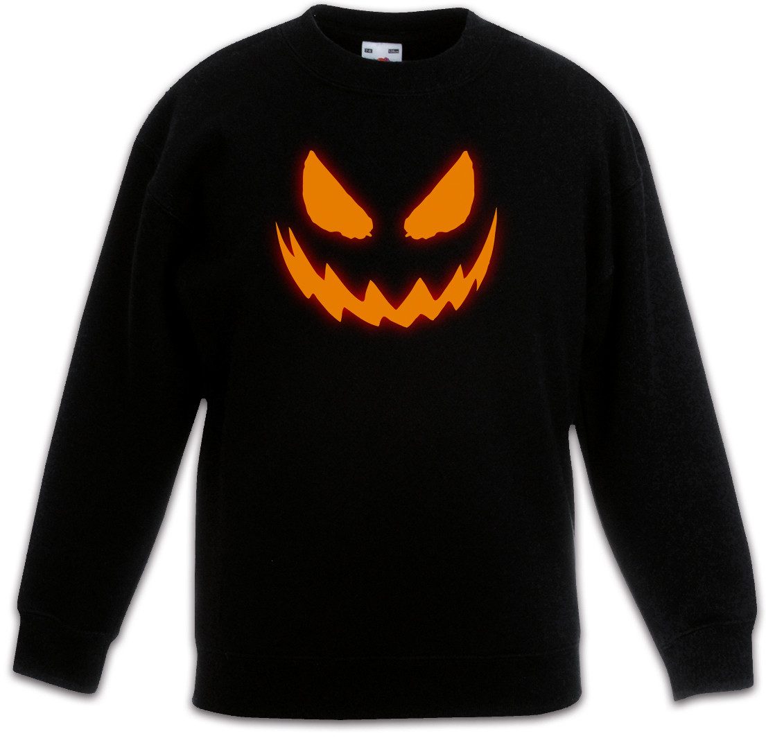 Sweatshirt Glowing Halloween Pumpkin I Kinderpullover Kürbis Horror Verkleidung