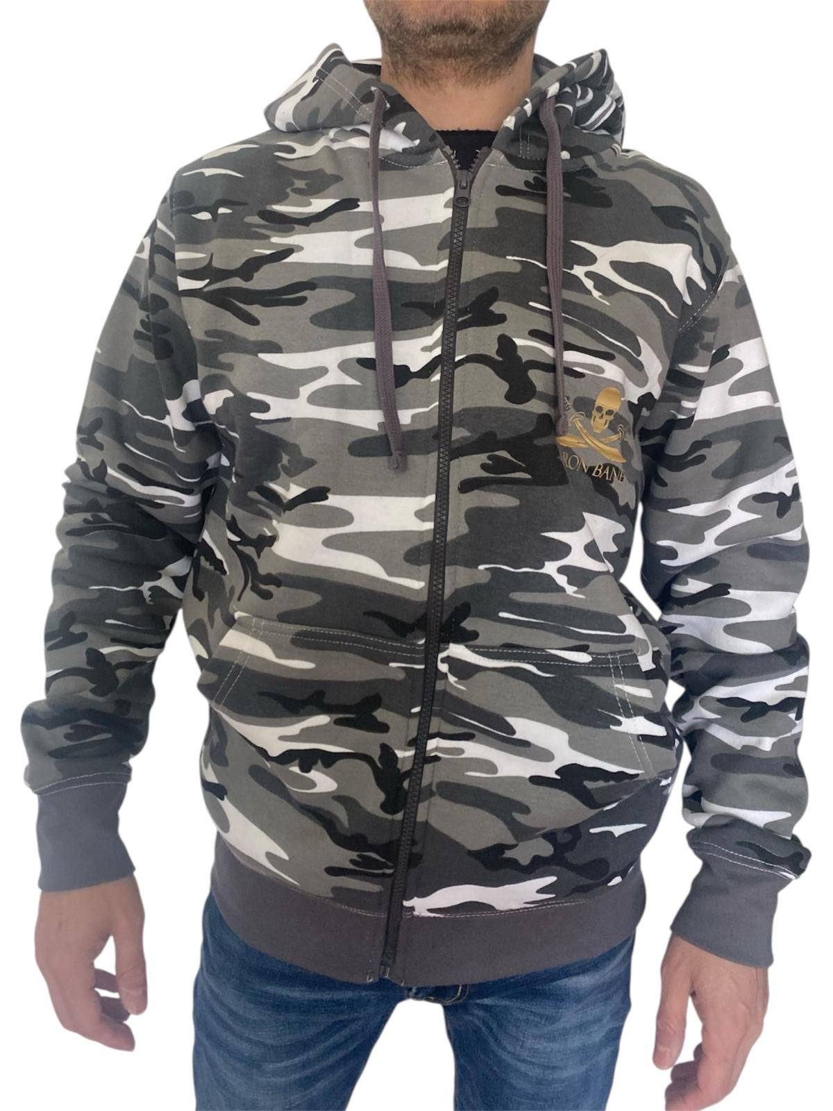 Aaron Bane Hoodie Aaron Bane Camo Zipper Hoodie Herren Kapuzenjacke S–10XL Big Size