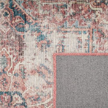 Teppich Wohnzimmer Orientalisches Muster Bordüre Teppich, Paco Home, Läufer, Höhe: 4 mm