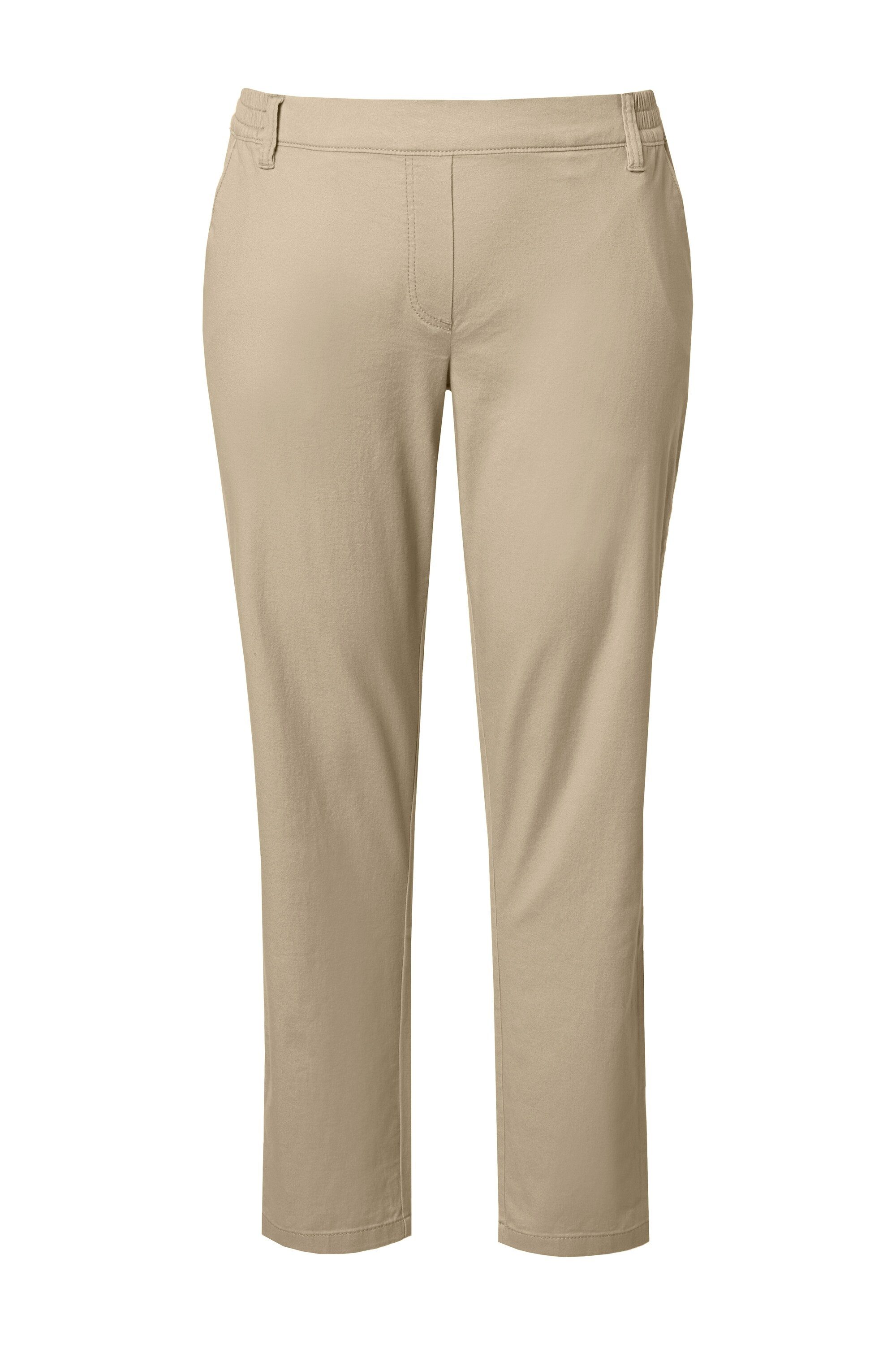 Ulla Popken Schlupfhose Chino Rena teilelastischer Bund konisches Bein günstig online kaufen