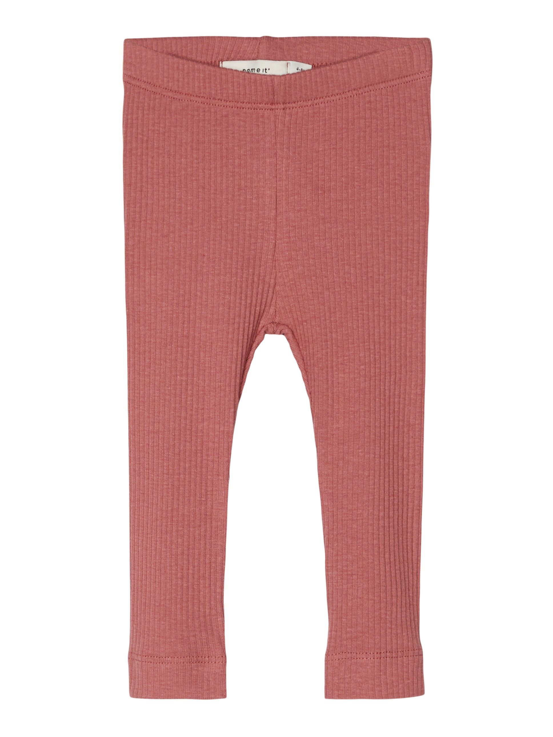 Name It Sweatpants Name It Baby Basic Leggings Bio-Baumwolle in Ripp (1-tlg)