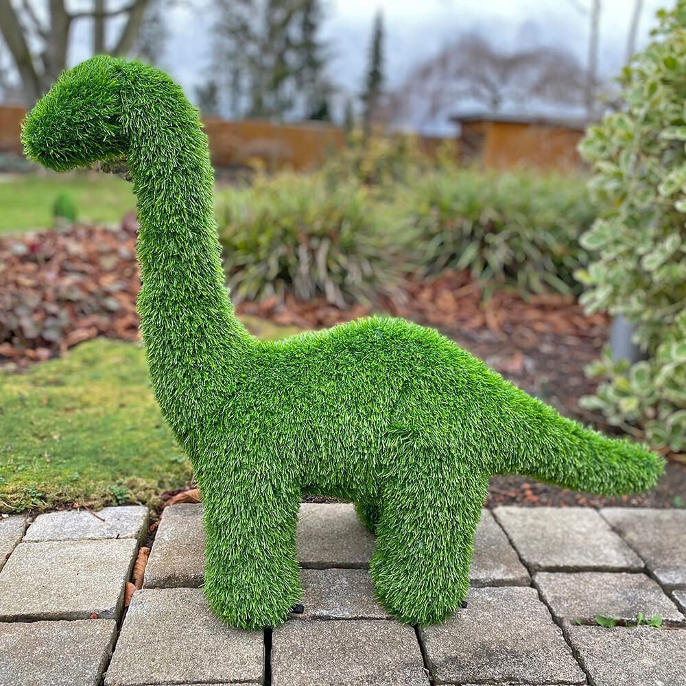 Gartenfigur AniPlants, Grasfigur, "Dinosaurier", Brachiosaurus, Gartendeko, 65cm