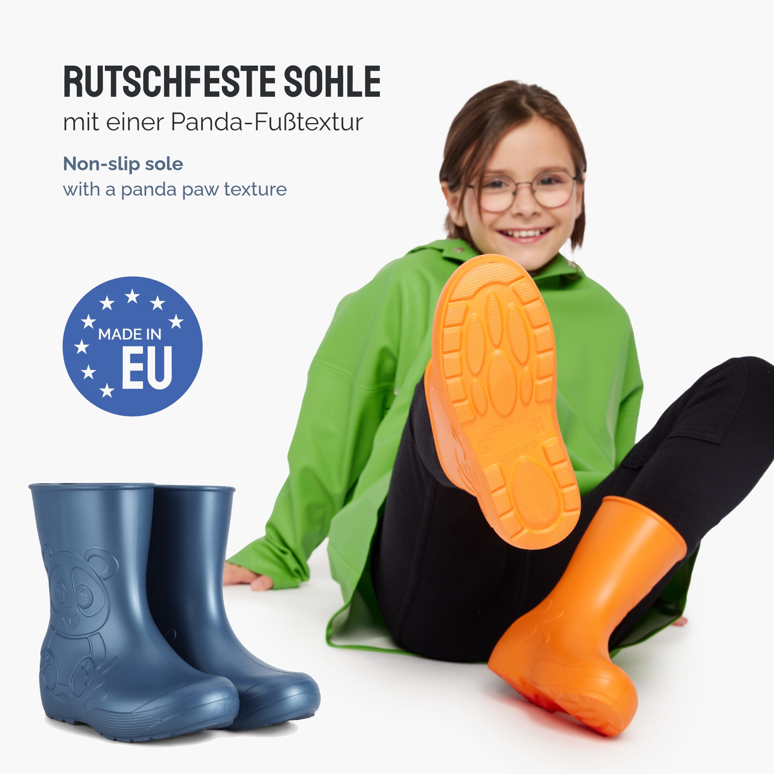 Ladeheid EVA Kinder Regenschuhe LA-CA-10 Gummistiefel – Bild 5 von 5