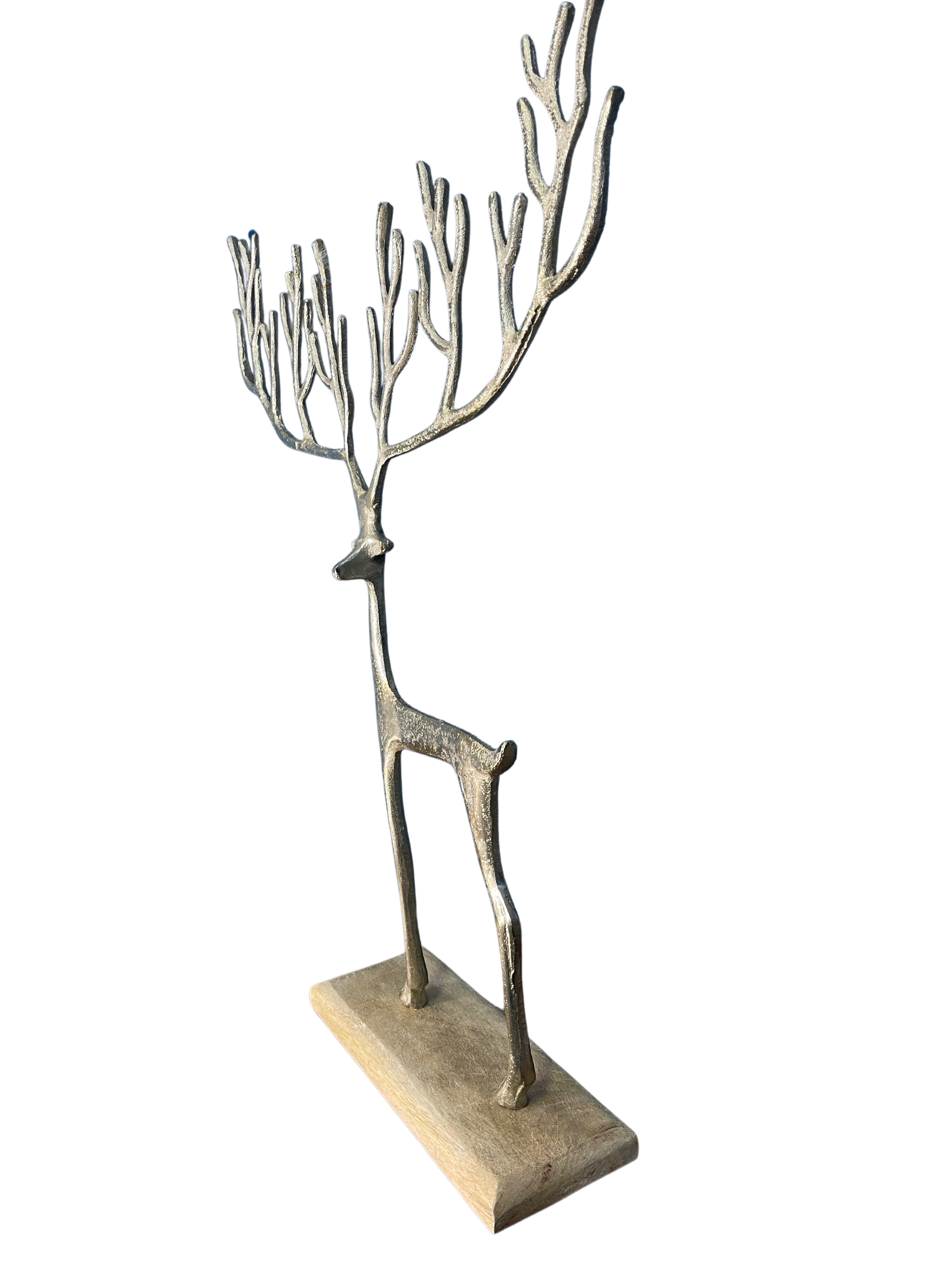 MF Skulptur Goldenes Rentier mit Grafischem günstig online kaufen