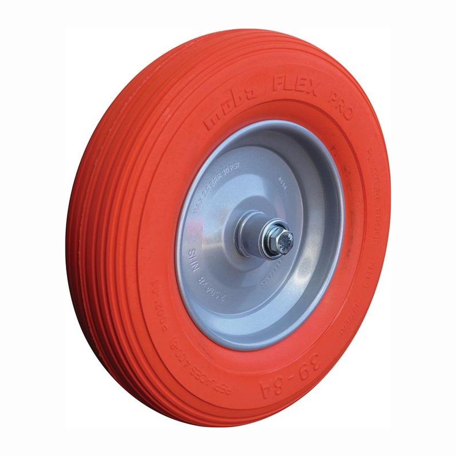 MÜBA Schwerlastrolle müba Polymeres Rad Rad-Ø 400 mm Radbreite 100 mm - 72961