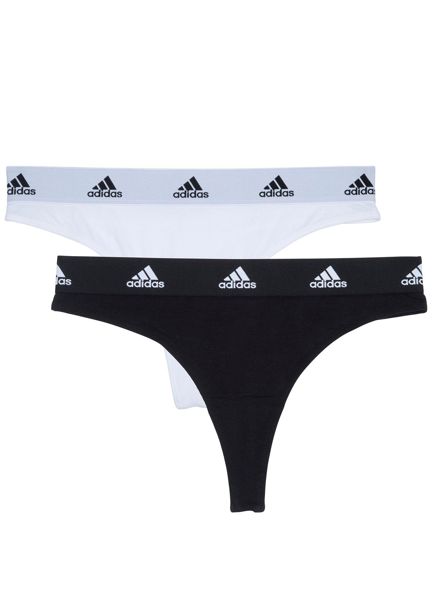 adidas Sportswear String "Cotton Logo" (2er-Pack) weiches Tragegefühl