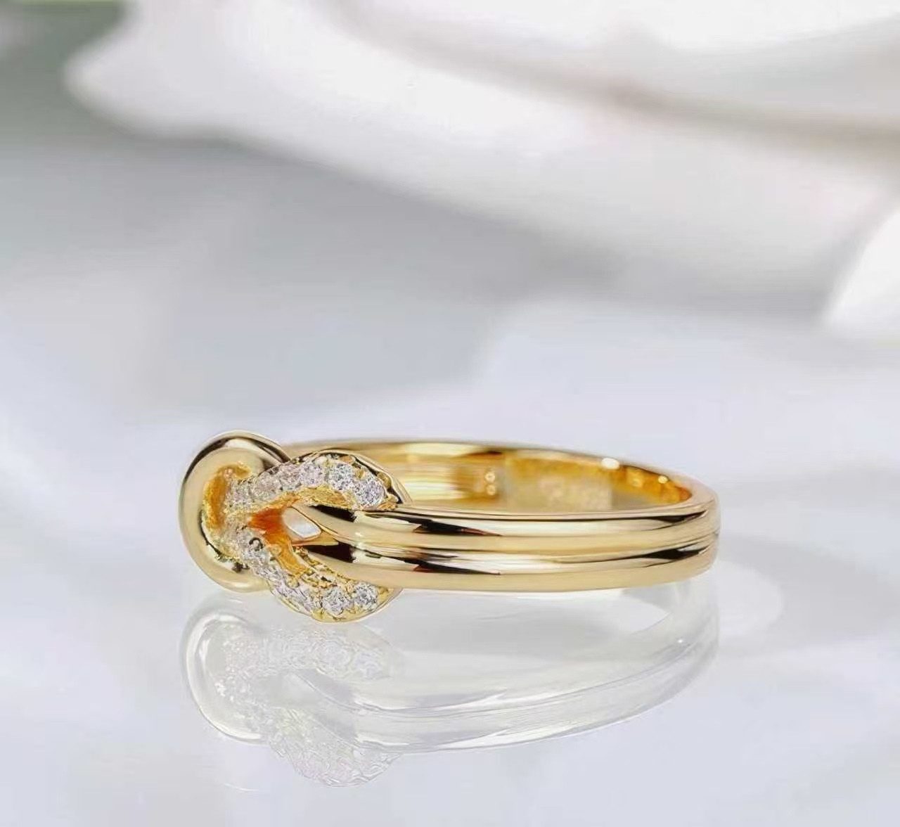 Jumpeak Diamantring ring damen,ring gold damen 585 echtgold,engagement ring,labordiamant, geschenk ideen für frau,Brillantschlif,erstkommunion geschenk mädchen