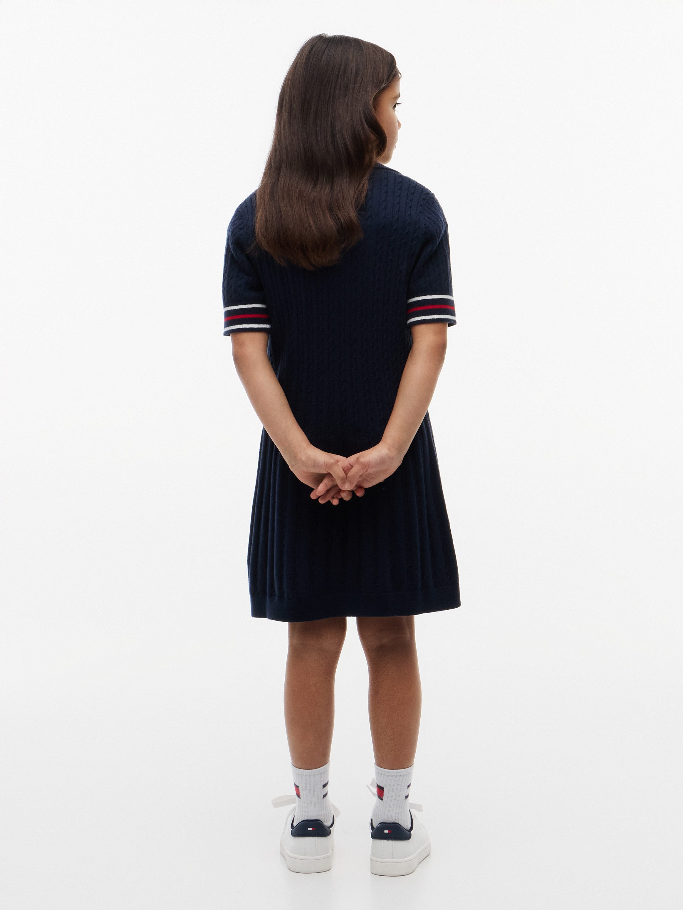 Tommy Hilfiger Strickkleid Polokragen, Kinder bis 16 Jahre